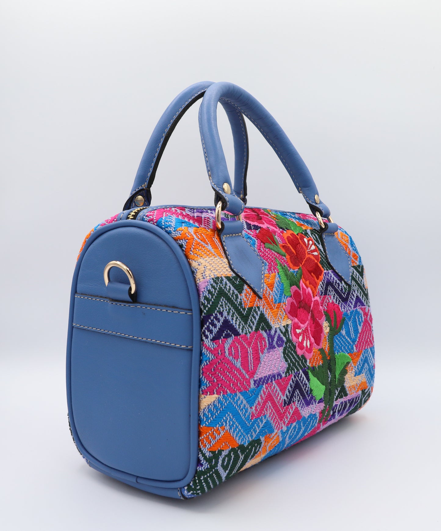 Bolso pequeño de piel azul