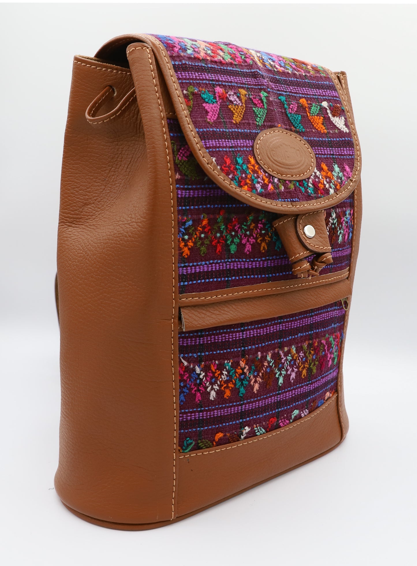 Brown Leather Backpack