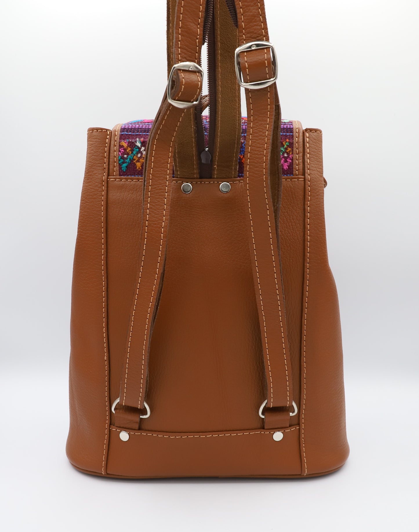 Brown Leather Backpack